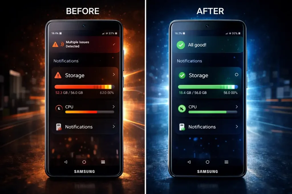 قابلیت Device Care
